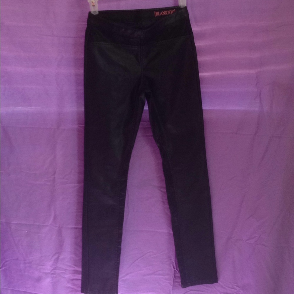Blanknyc girls VEGAN leather pull on leggings